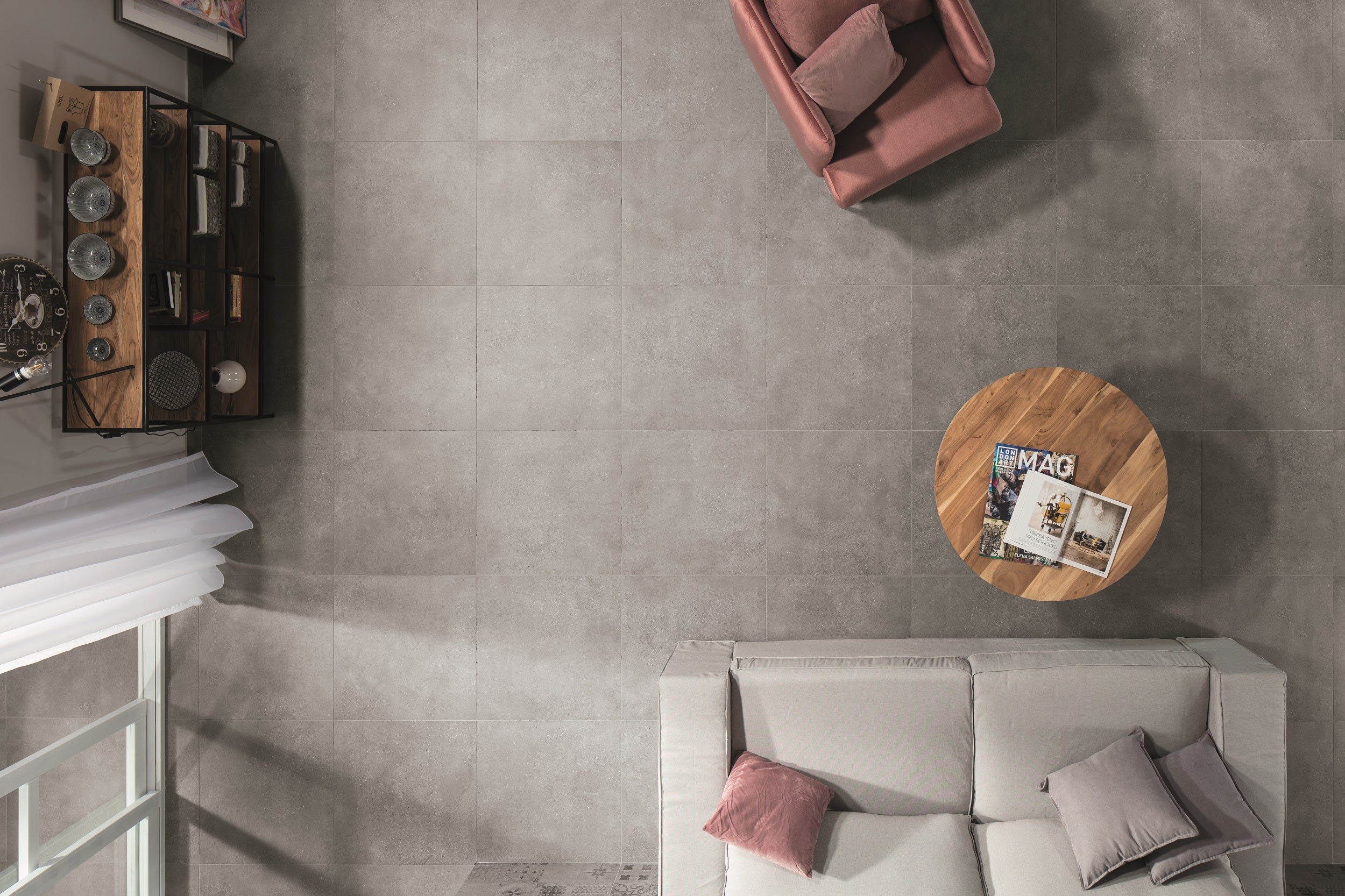 Bodenfliese Origo grau 60x60cm
